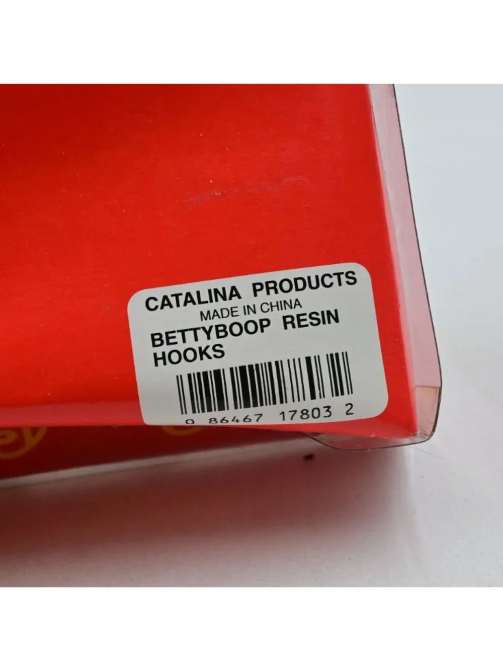 Catalina Products Betty Boop Resin Shower Hooks Set Of 12 Vintage 1997 NIB